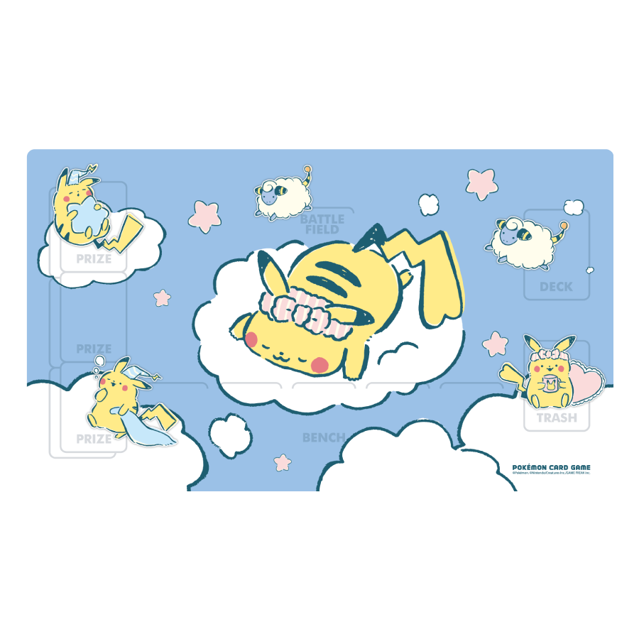 포켓몬 카드 게임 플레이매트 「Pikachu in a dream」