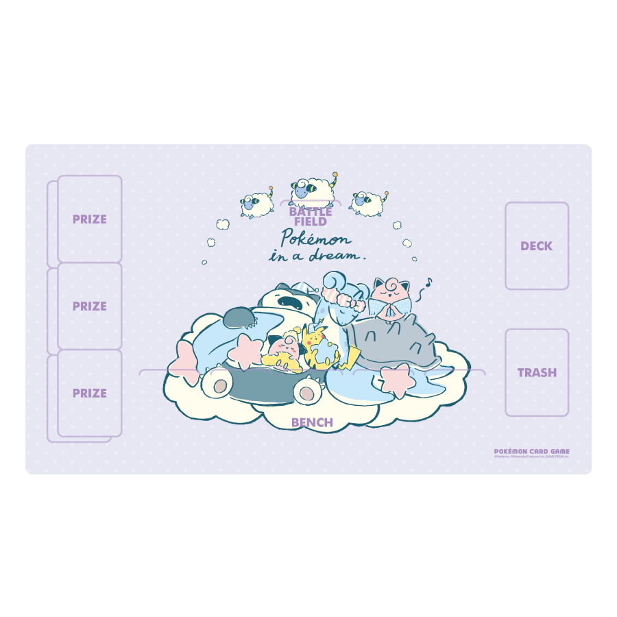 포켓몬 카드 게임 플레이매트 「Pokémon in a dream」