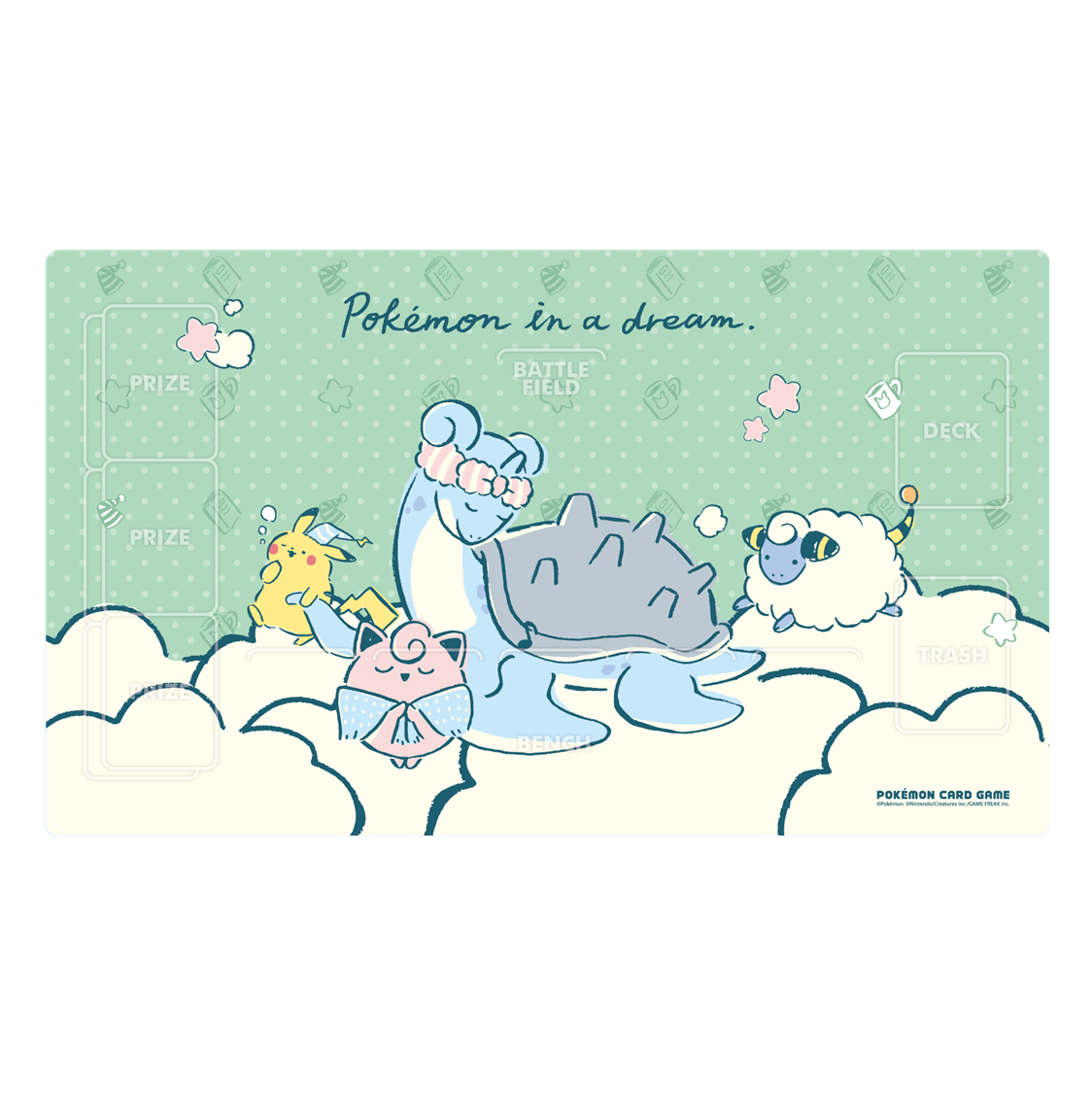 포켓몬 카드 게임 플레이매트 「Pokémon in a dream : Lapras」