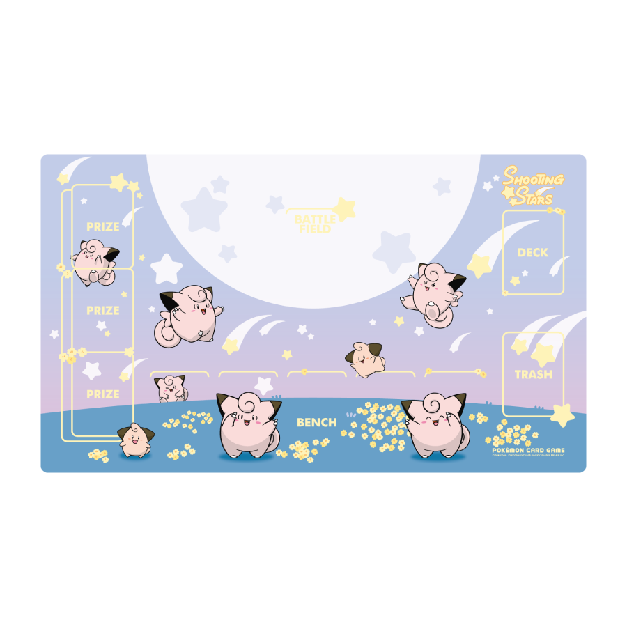 포켓몬 카드 게임 플레이매트 「삐삐와 Shooting Stars」