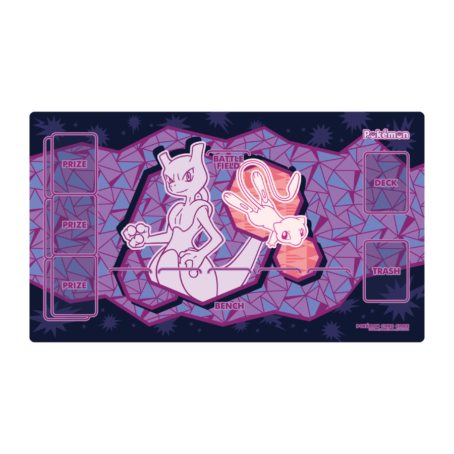 포켓몬 카드 게임 플레이매트 「디멘션 : 뮤&뮤츠」